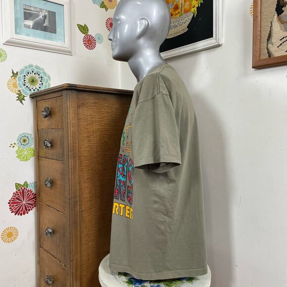 Vintage New Orleans Graphic Tee, 1990s Mardi Gras Jazz T-Shirt Sz XL - Picture 11 of 12